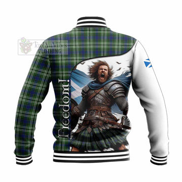 Swinton Crest Tartan Baseball Jacket Inspired by the Freedom of Scottish Warrior - Tartan Vibes Clothing
