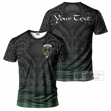 Swinton Tartan T-Shirt with Family Crest Celtic Thistle Vibes - Tartan Vibes Clothing