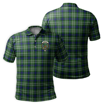 Swinton Tartan Men's Polo Shirt with Family Crest
