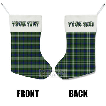 Swinton Tartan Christmas Stocking with Personalized Text - Tartan Vibes Clothing