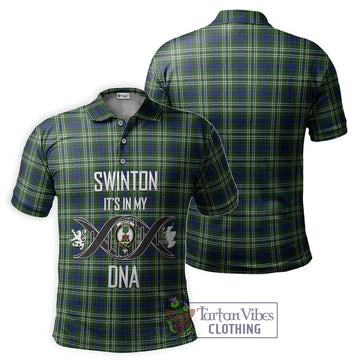 Swinton Tartan Polo Shirt with Family Crest DNA In Me Style - Tartan Vibes Clothing