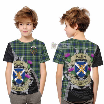 Swinton Tartan Family Crest Kid T-Shirt Lion Rampant Royal Thistle Shield Celtic Inspired - Tartan Vibes Clothing