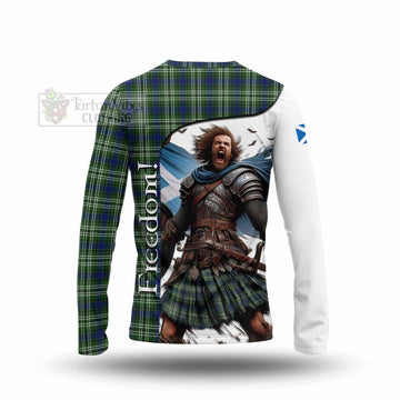 Swinton Crest Tartan Long Sleeve T-Shirt Inspired by the Freedom of Scottish Warrior - Tartan Vibes Clothing