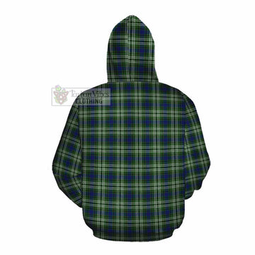 Swinton Tartan Cotton Hoodie with Family Crest DNA In Me Style Pullover Hoodie - Tartan Vibes Clothing