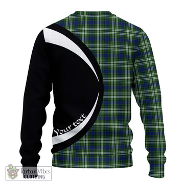 Swinton Tartan Ugly Sweater with Family Crest Circle Style - Tartan Vibes Clothing