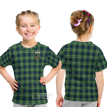 Swinton Tartan Kid T-Shirt with Family Crest - Tartan Vibes Clothing