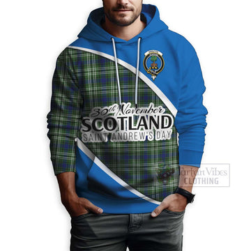 Swinton Family Crest Tartan Hoodie Celebrate Saint Andrew's Day in Style - Tartan Vibes Clothing