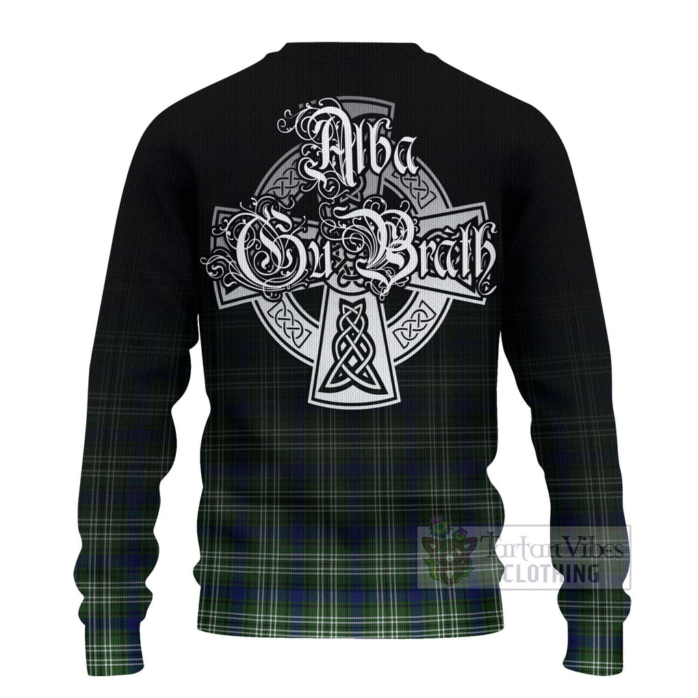 Swinton Tartan Ugly Sweater Featuring Alba Gu Brath Family Crest Celtic Inspired - Tartan Vibes Clothing