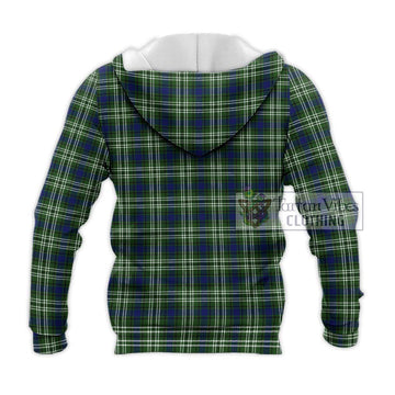 Swinton Tartan Knitted Hoodie with Family Crest DNA In Me Style - Tartan Vibes Clothing