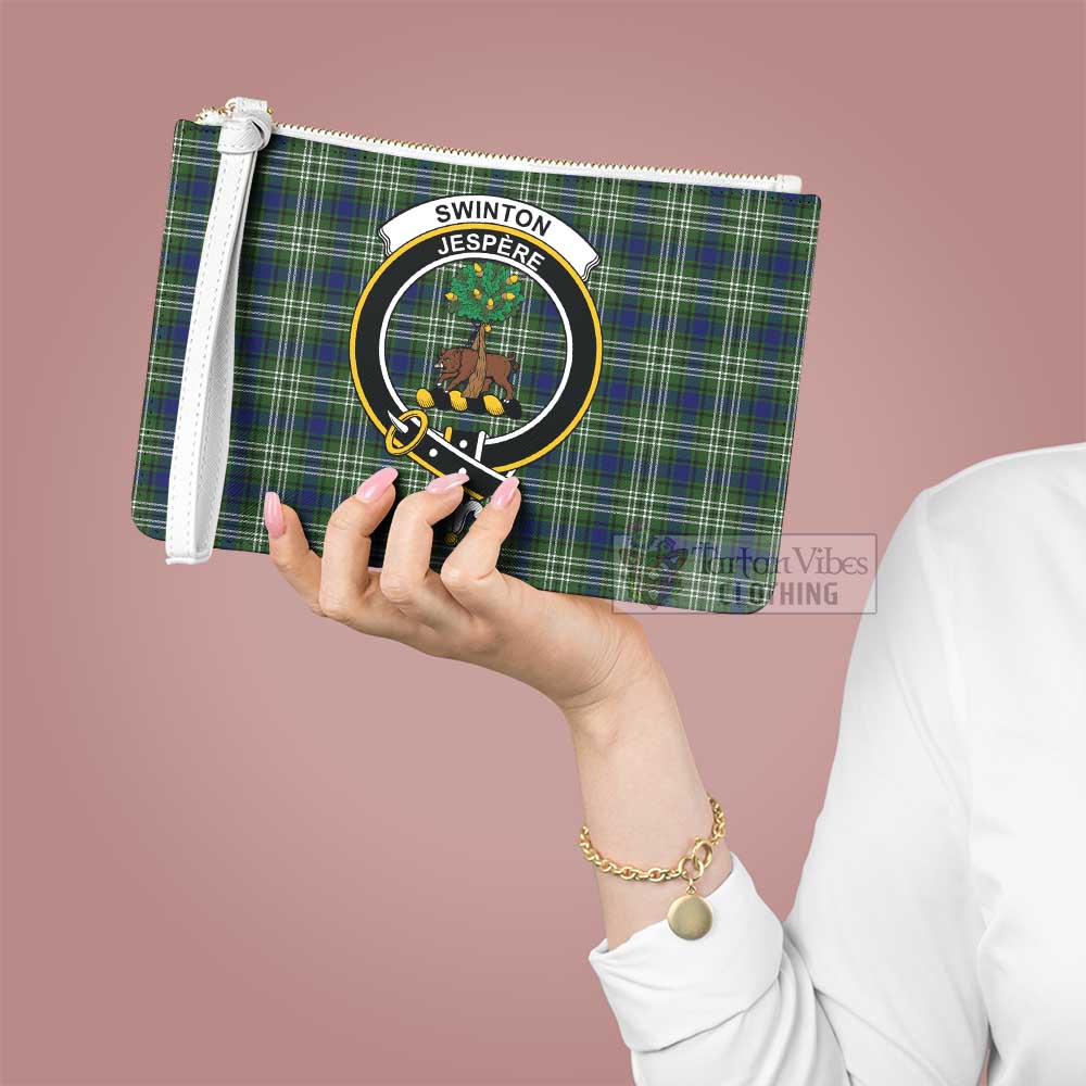 Tartan Vibes Clothing Swinton Family Crest Tartan Clutch Bag