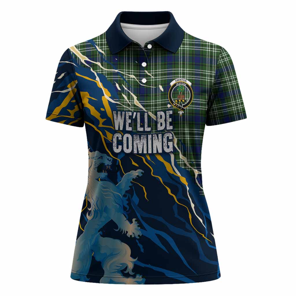 Swinton Scotland Tartan Women Polo Shirt WC2026 Football - We'll Be Coming
