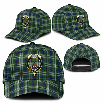 Swinton Tartan Classic Cap with Family Crest