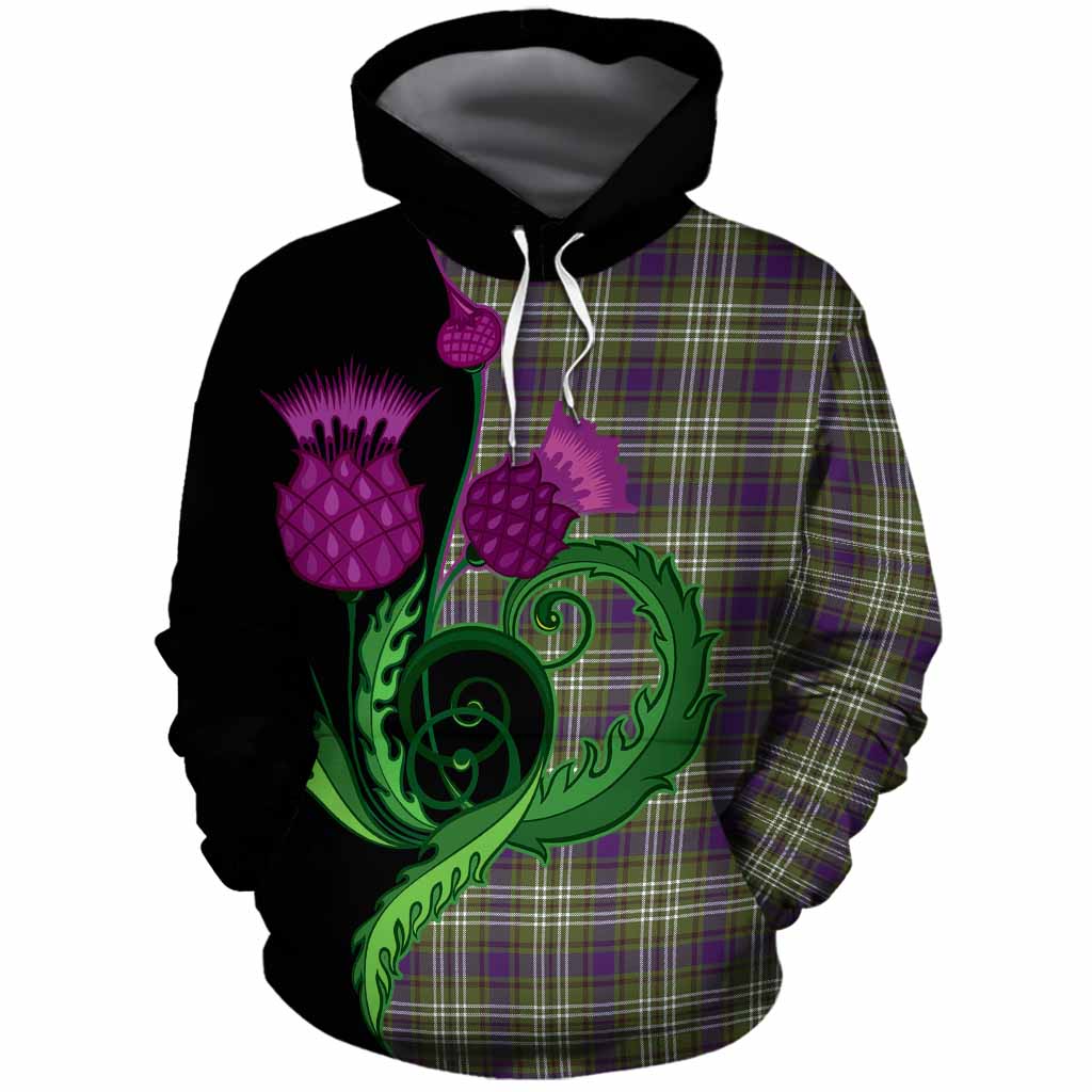 Swinton Tartan Cotton Hoodie Traditional Scottish Thistle