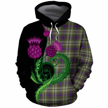 Swinton Tartan Cotton Hoodie Traditional Scottish Thistle