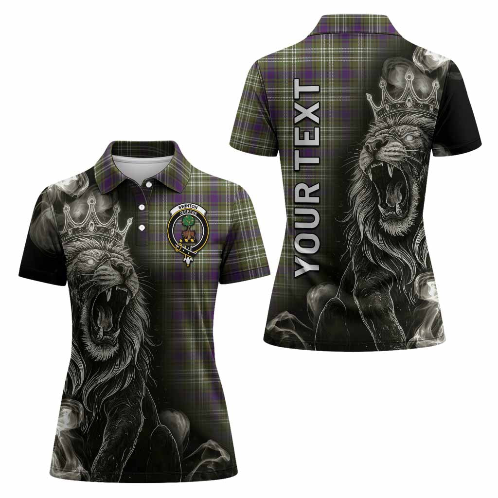 Swinton Tartan Women Polo Shirt Roaring Lion Heritage