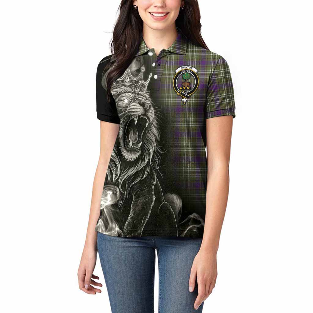 Swinton Tartan Women Polo Shirt Roaring Lion Heritage