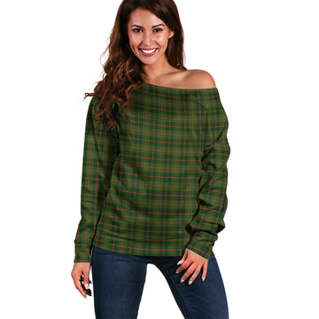 Symington Tartan Off Shoulder Women Sweater Women - Tartan Vibes Clothing