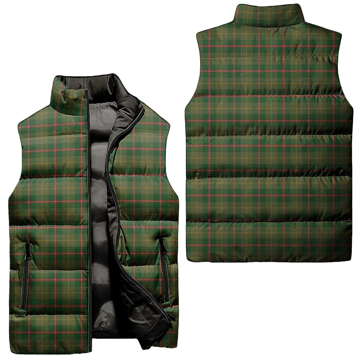 Symington Tartan Sleeveless Puffer Jacket Unisex - Tartan Vibes Clothing