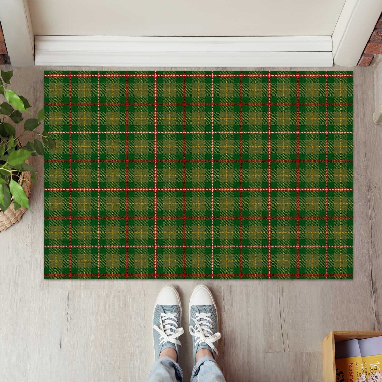 Symington Tartan Rubber Doormat - Tartan Vibes Clothing