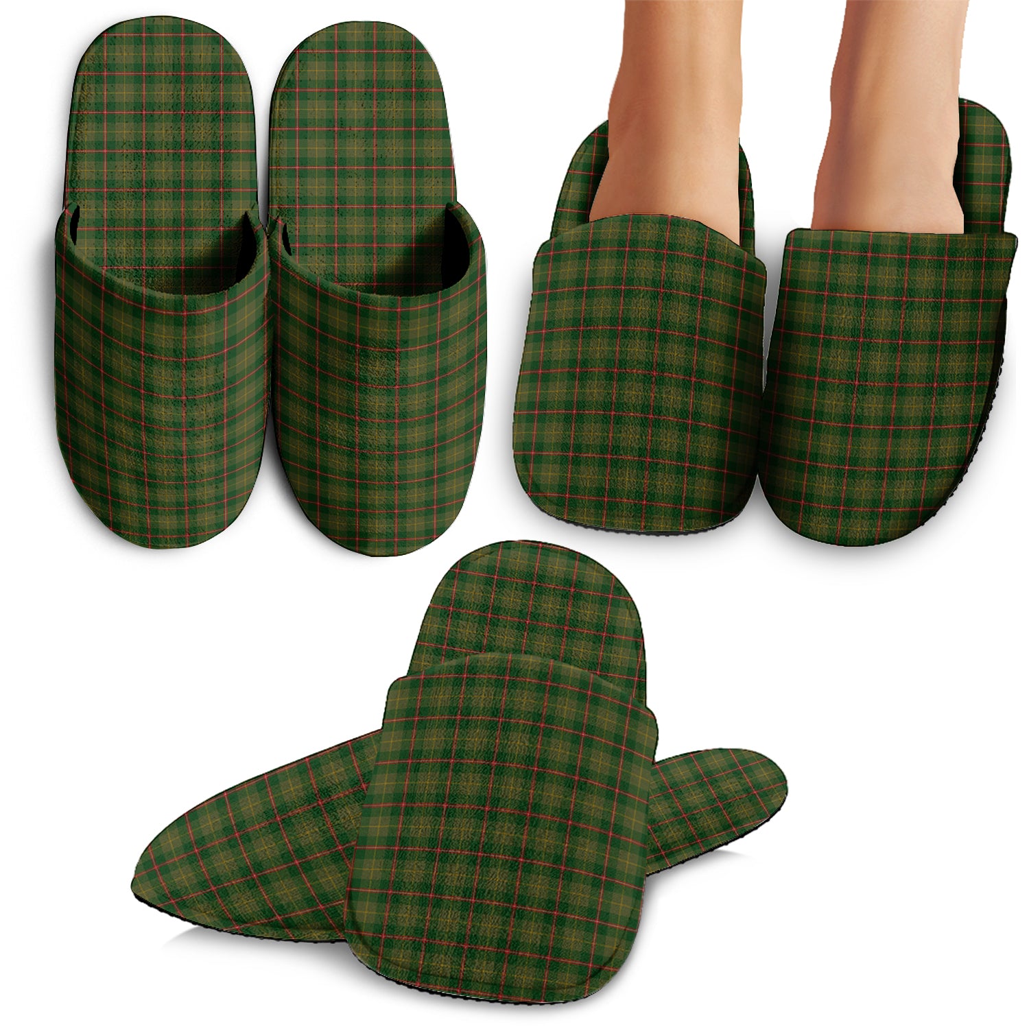 Symington Tartan Home Slippers - Tartanvibesclothing Shop