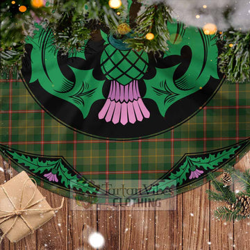 Symington Tartan Christmas Tree Skirt Scottish Thistle Style - Tartan Vibes Clothing