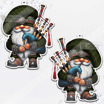 Symington Tartan Bagpiper Gnome Christmas Ornament - Tartan Vibes Clothing