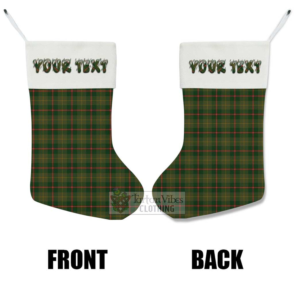 Symington Tartan Christmas Stocking with Personalized Text - Tartan Vibes Clothing