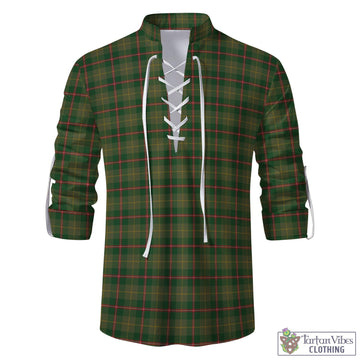 Symington Tartan Men's Scottish Traditional Jacobite Ghillie Kilt Shirt - Tartan Vibes Clothing