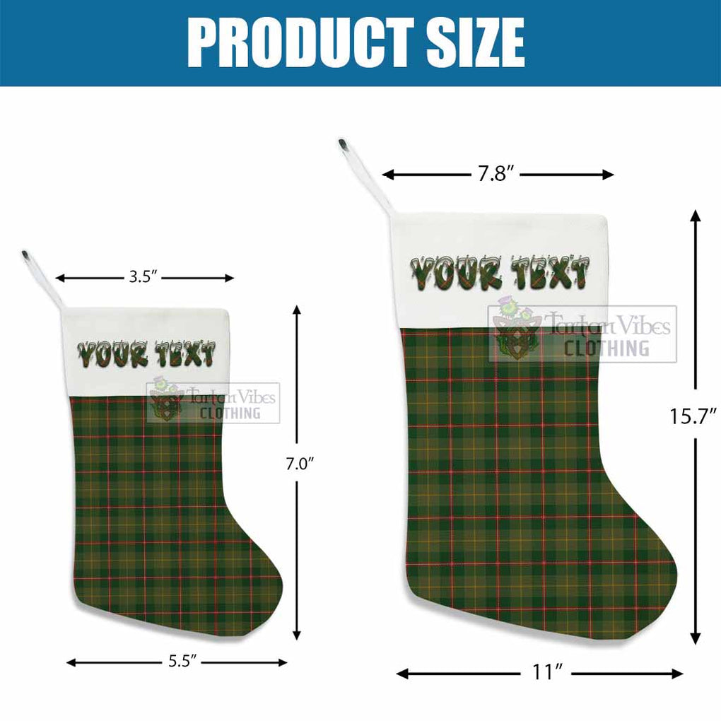 Symington Tartan Christmas Stocking with Personalized Text - Tartan Vibes Clothing