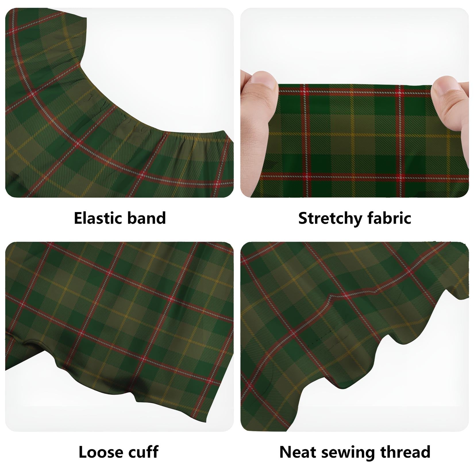 Symington Tartan Off Shoulder Long Dress - Tartan Vibes Clothing