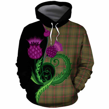 Symington Tartan Cotton Hoodie Traditional Scottish Thistle