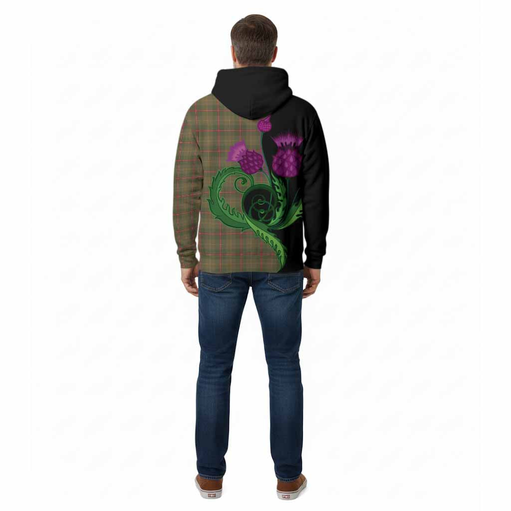 Symington Tartan Cotton Hoodie Traditional Scottish Thistle