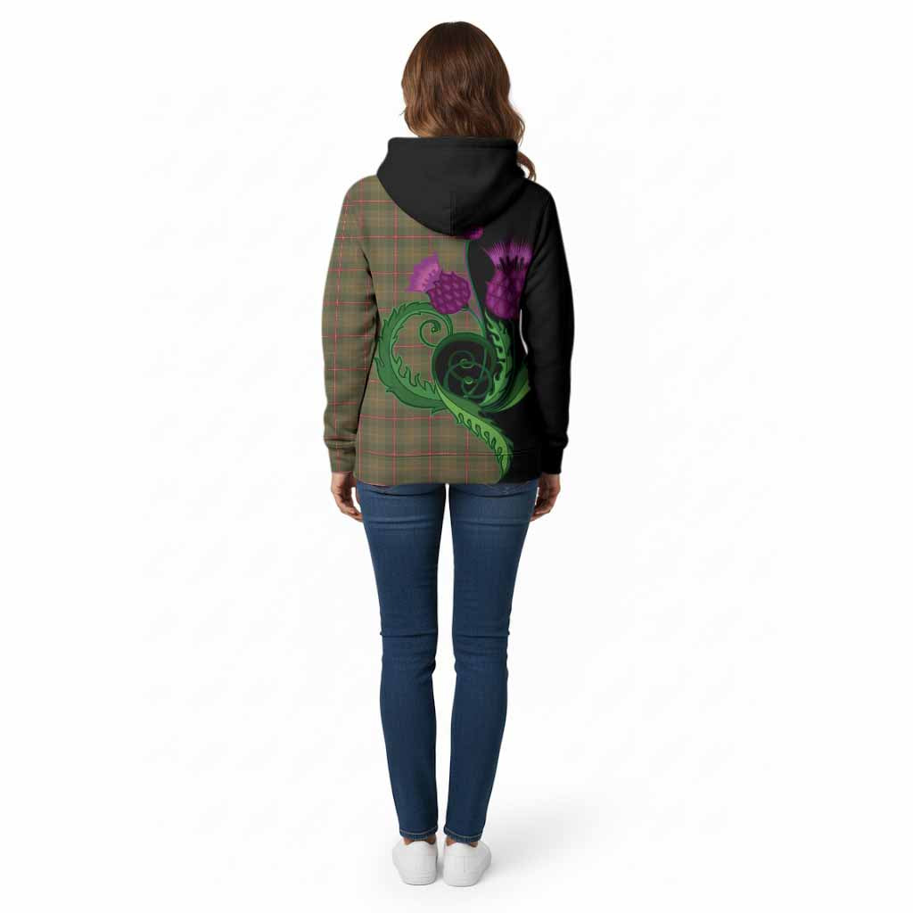 Symington Tartan Cotton Hoodie Traditional Scottish Thistle