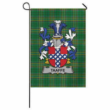 Taaffe Irish Clan Tartan Flag with Coat of Arms