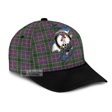 Tartan Vibes Clothing Tailylour Tartan Classic Cap with Family Crest In Me Style