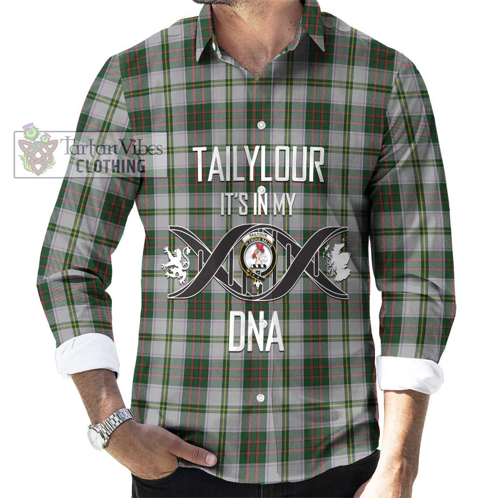 Tailylour Dress Tartan Long Sleeve Button Shirt with Family Crest DNA In Me Style Men's Shirt S - Tartanvibesclothing Shop