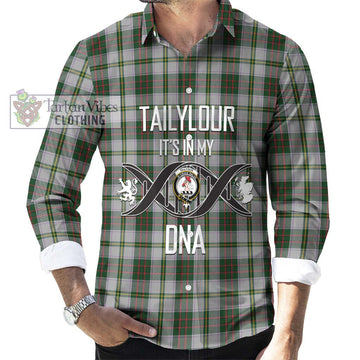 Tailylour Dress Tartan Long Sleeve Button Shirt with Family Crest DNA In Me Style Men's Shirt S - Tartanvibesclothing Shop