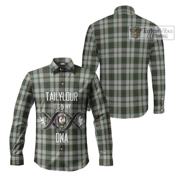 Tailylour Dress Tartan Long Sleeve Button Shirt with Family Crest DNA In Me Style Men's Shirt - Tartanvibesclothing Shop