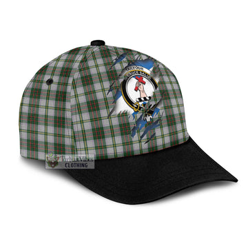 Tartan Vibes Clothing Tailylour Dress Tartan Classic Cap with Family Crest In Me Style