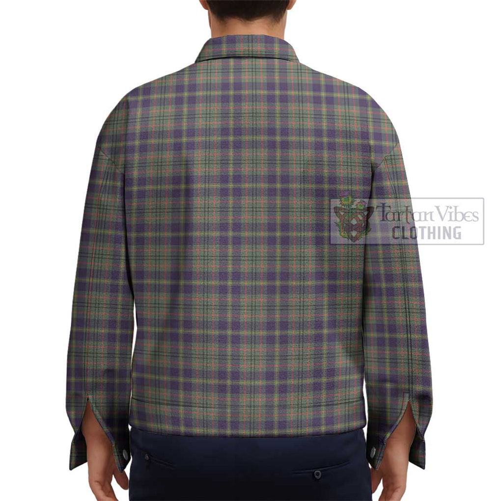 Tailylour Weathered Tartan Unisex Lapel Cotton Jacket - Tartan Vibes Clothing