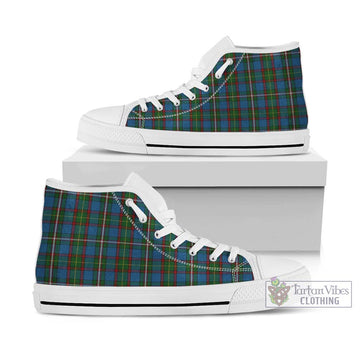 Tait Tartan High Top Shoes Kid High Top - White Sole - Tartan Vibes Clothing