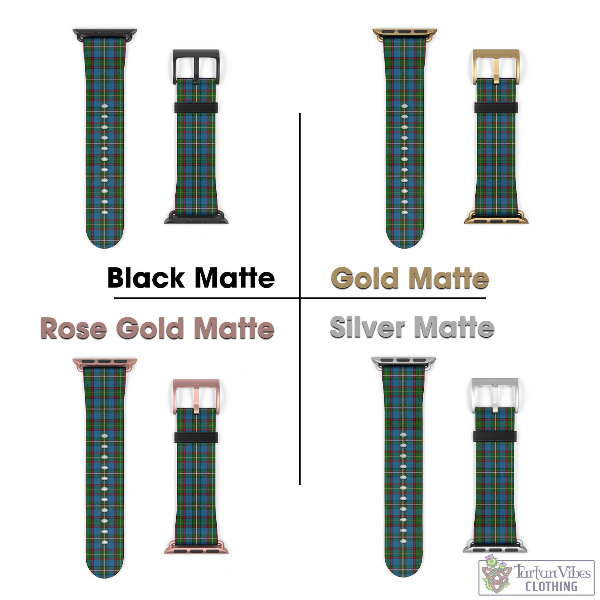 Tait Tartan Watch Band 42 - 45 mm - Tartan Vibes Clothing