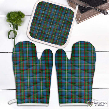 Tait Tartan Combo Oven Mitt & Pot-Holder Combo 2 Oven Mitt & 1 Pot-Holder Black - Tartan Vibes Clothing