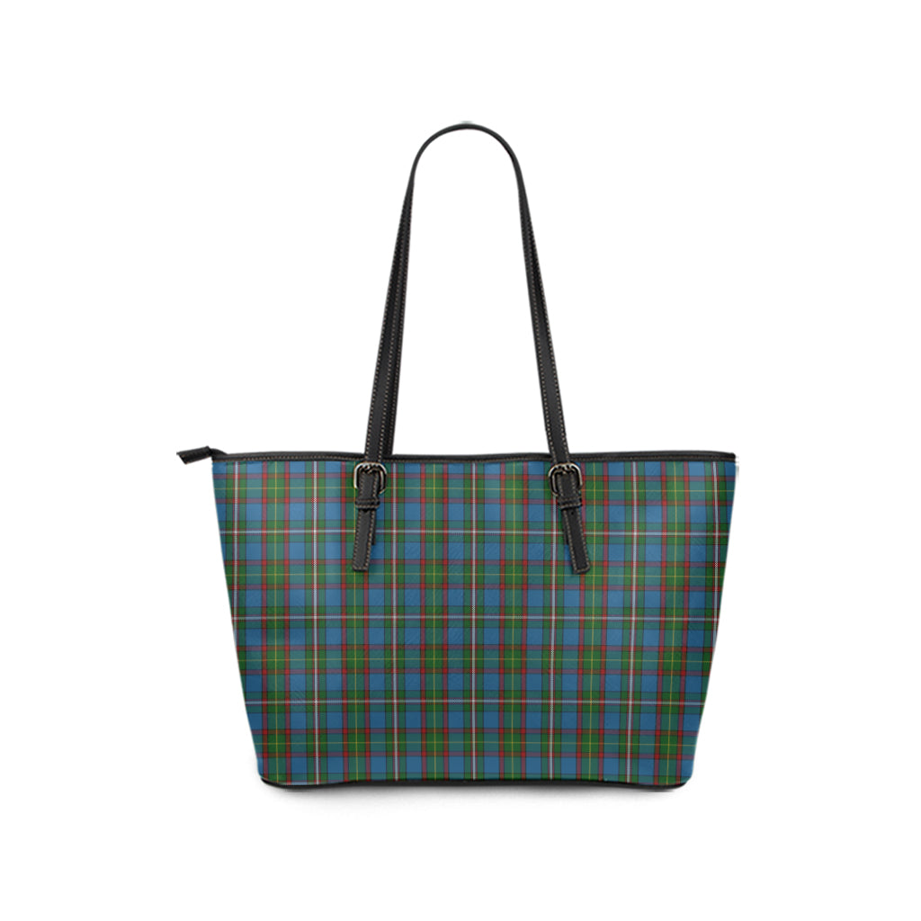 Tait Tartan Leather Tote Bag - Tartan Vibes Clothing