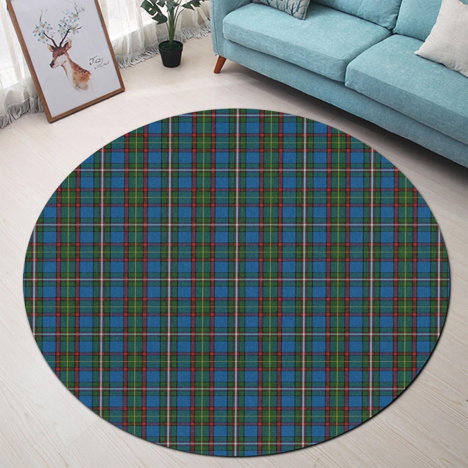 Tait Tartan Round Rug - Tartan Vibes Clothing
