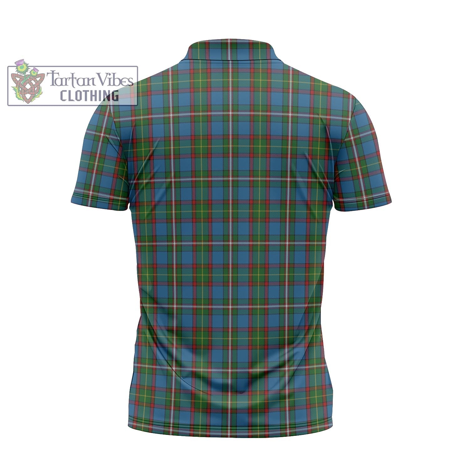 Tait Tartan Zipper Polo Shirt - Tartan Vibes Clothing