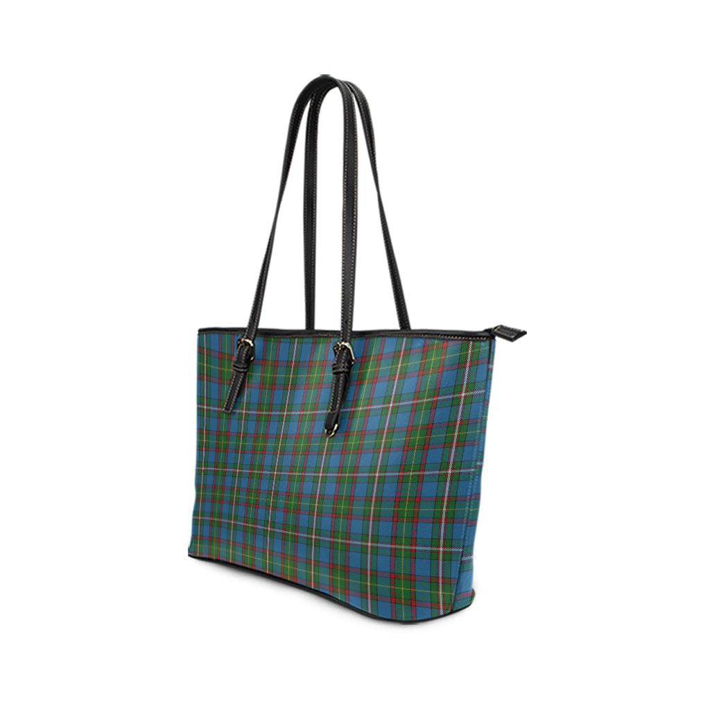 Tait Tartan Leather Tote Bag - Tartan Vibes Clothing