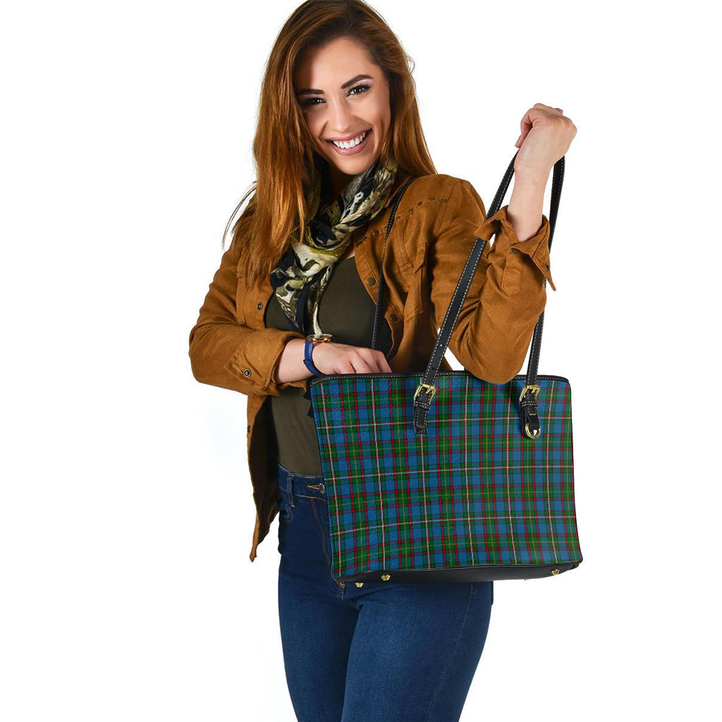 Tait Tartan Leather Tote Bag - Tartan Vibes Clothing