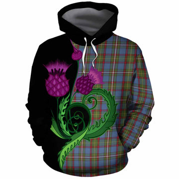 Tait Tartan Cotton Hoodie Traditional Scottish Thistle