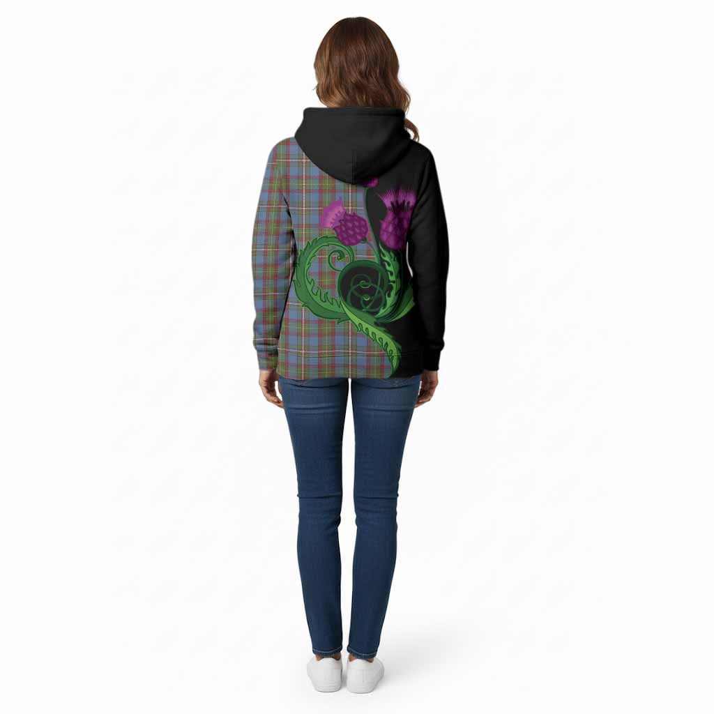 Tait Tartan Cotton Hoodie Traditional Scottish Thistle